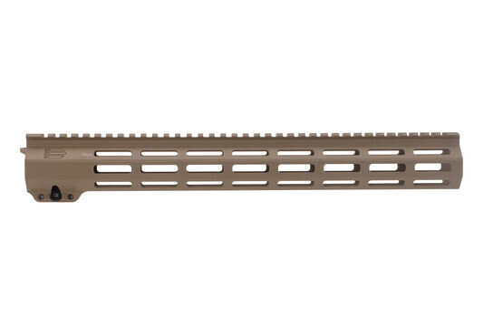 EXPO Arms FDE M-LOK free float M-LOK handguard with 15" rail for the AR-15 with black anodized finish.